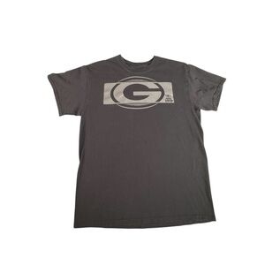 NFL Team Apparel Green Bay Packers G Logo Graphic T-Shirt Men’s Medium Black